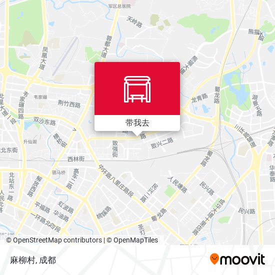 麻柳村地图