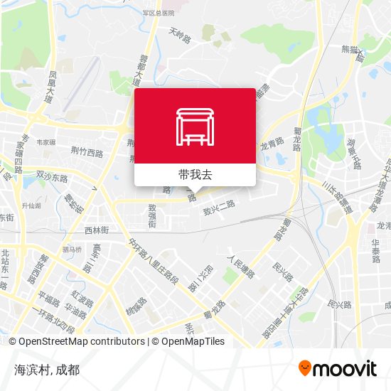 海滨村地图