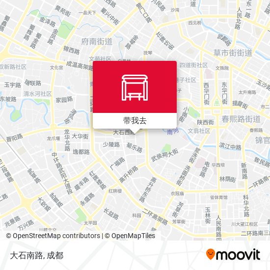 大石南路地图