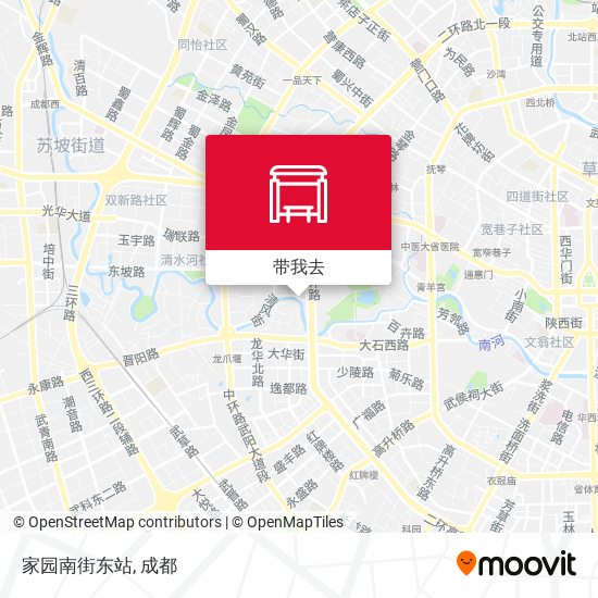 家园南街东站地图