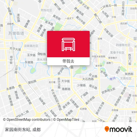家园南街东站地图
