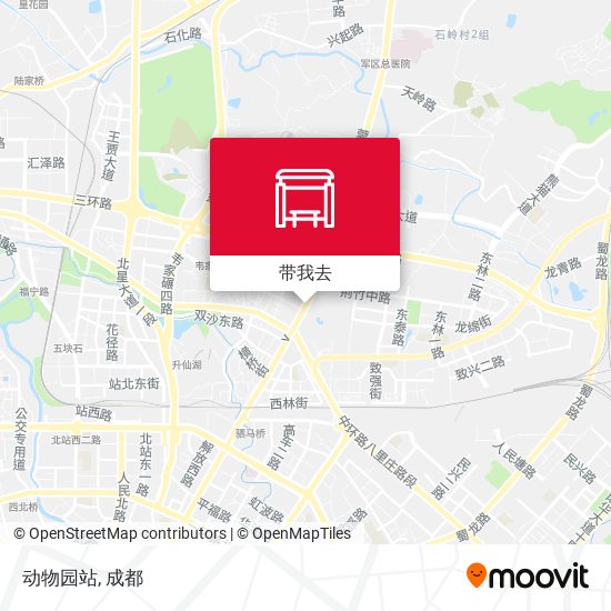 动物园站地图