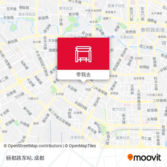 丽都路东站地图