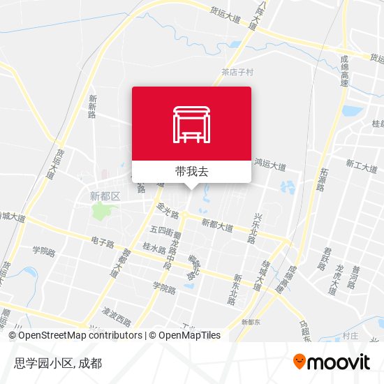 思学园小区地图