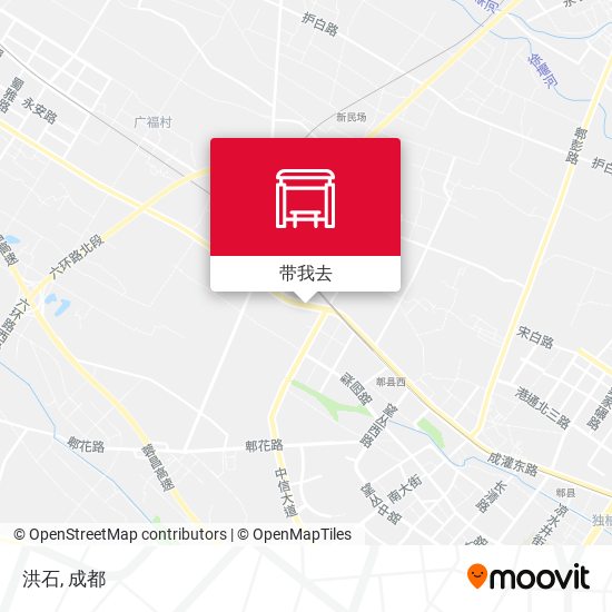 洪石地图