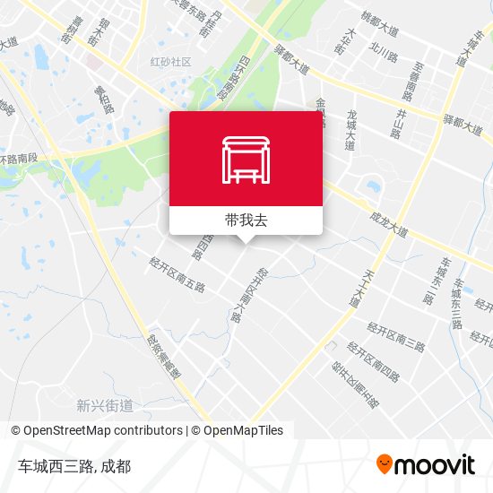 车城西三路地图
