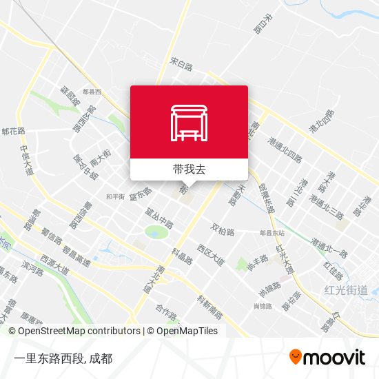 一里东路西段地图