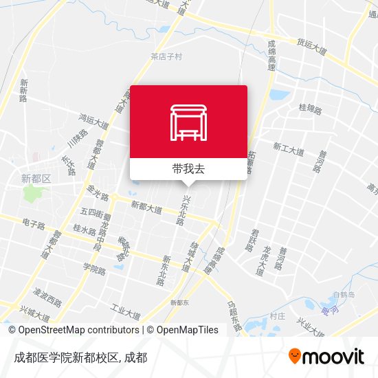 成都医学院新都校区地图