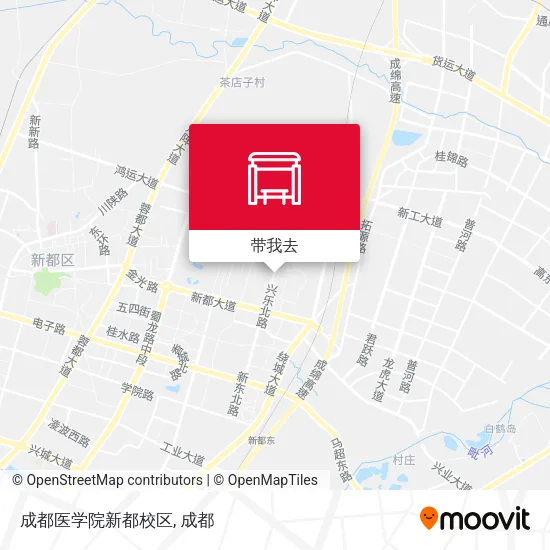 成都医学院新都校区地图
