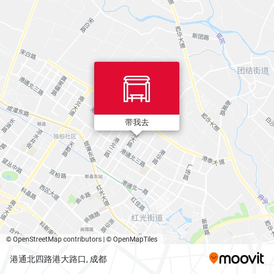 港通北四路港大路口地图