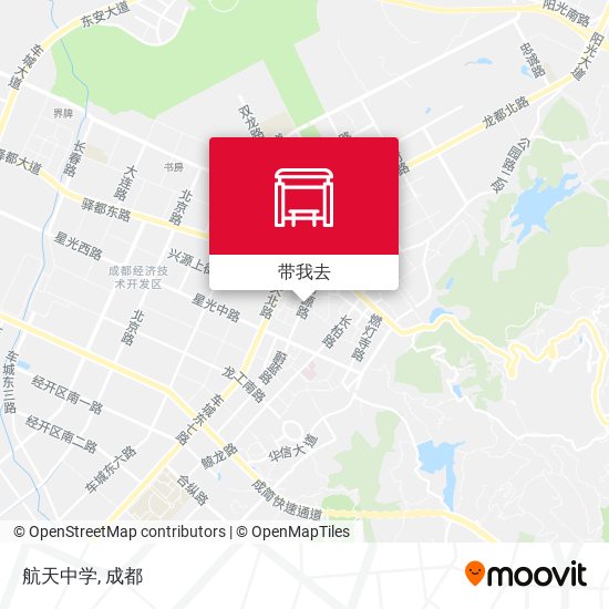 航天中学地图