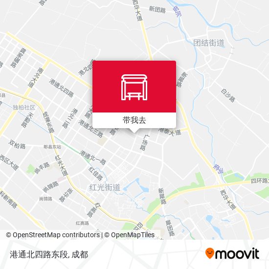 港通北四路东段地图