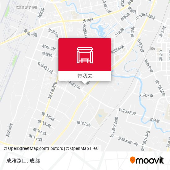 成雅路口地图