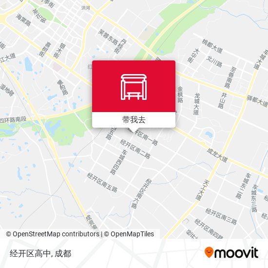 经开区高中地图