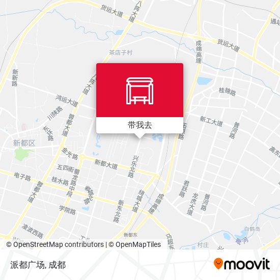 派都广场地图