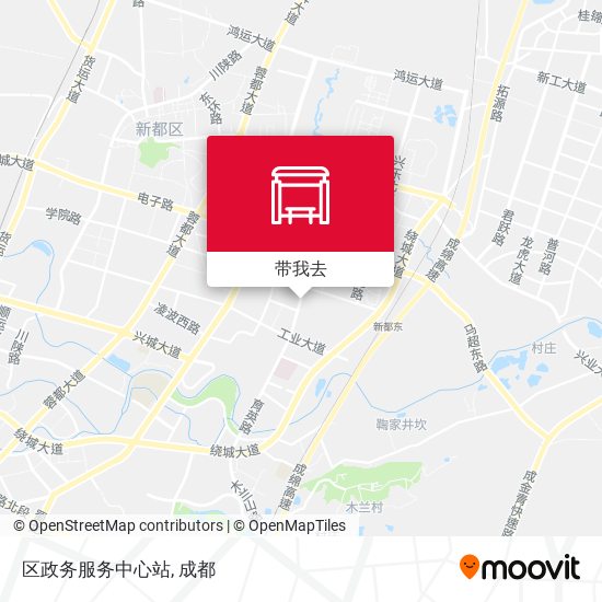 区政务服务中心站地图