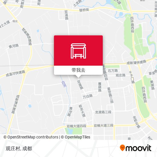 观庄村地图