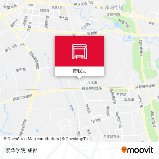 爱华学院地图