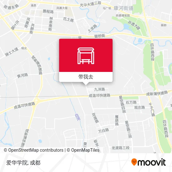 爱华学院地图