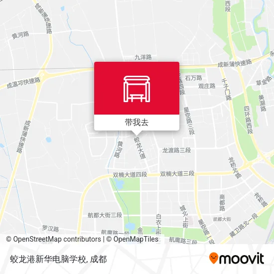 蛟龙港新华电脑学校地图