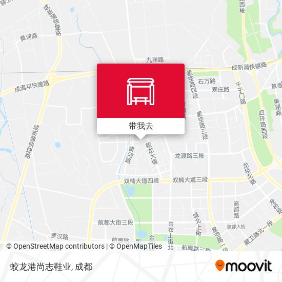蛟龙港尚志鞋业地图