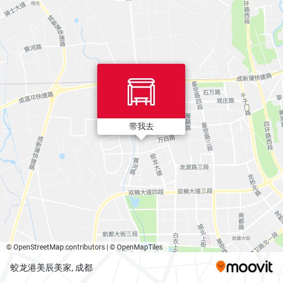 蛟龙港美辰美家地图