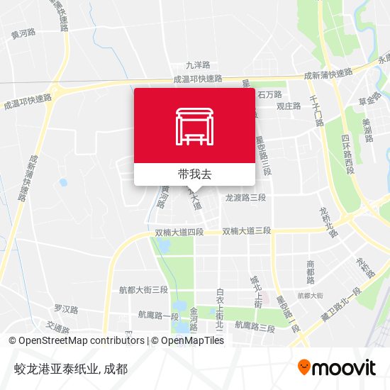 蛟龙港亚泰纸业地图