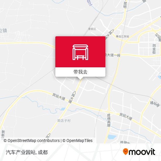 汽车产业园站地图