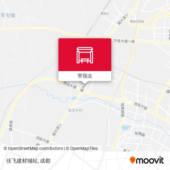佳飞建材城站地图