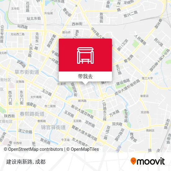 建设南新路地图