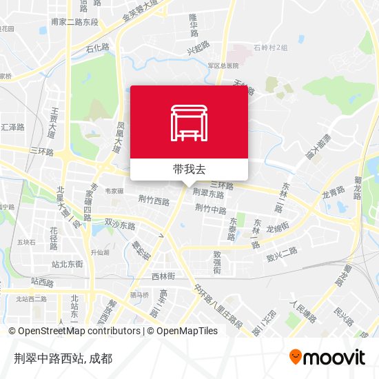 荆翠中路西站地图