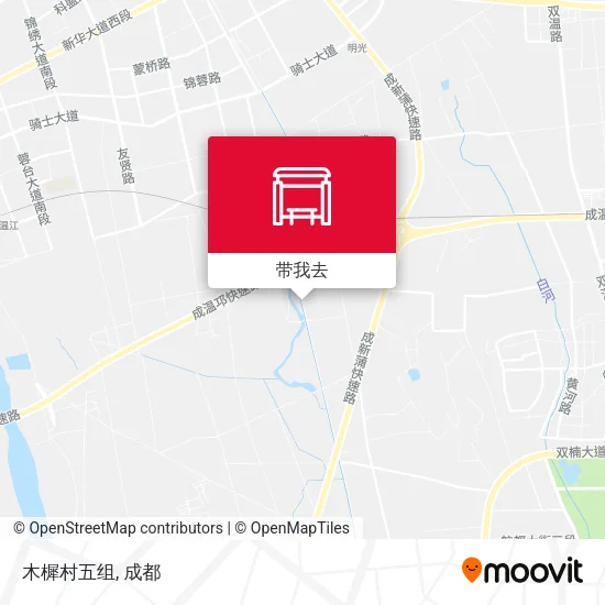 木樨村五组地图