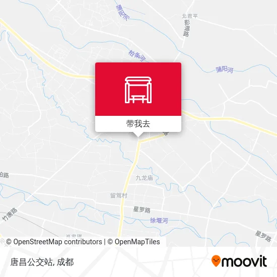 唐昌公交站地图
