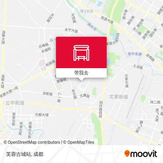 芙蓉古城站地图