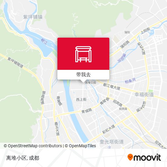 离堆小区地图