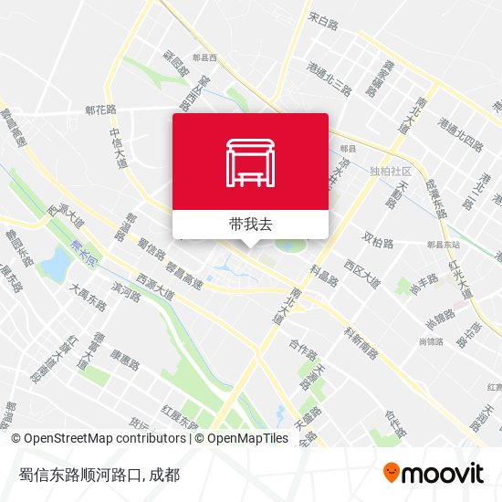 蜀信东路顺河路口地图