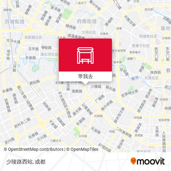少陵路西站地图