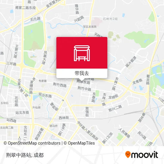 荆翠中路站地图