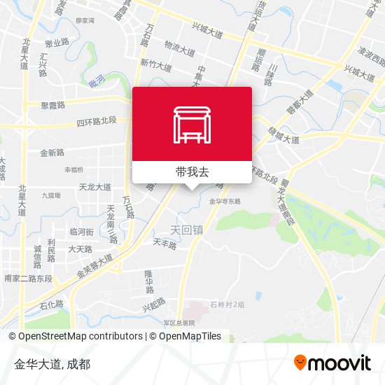 金华大道地图