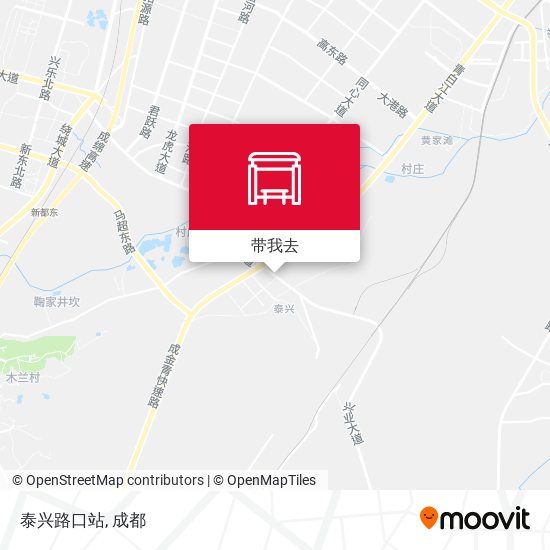 泰兴路口站地图