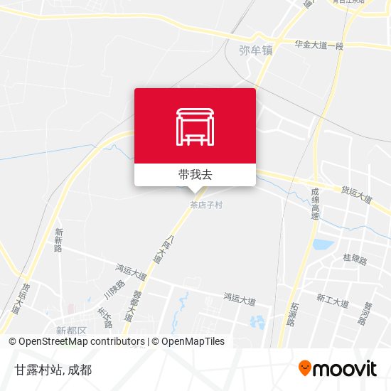 甘露村站地图