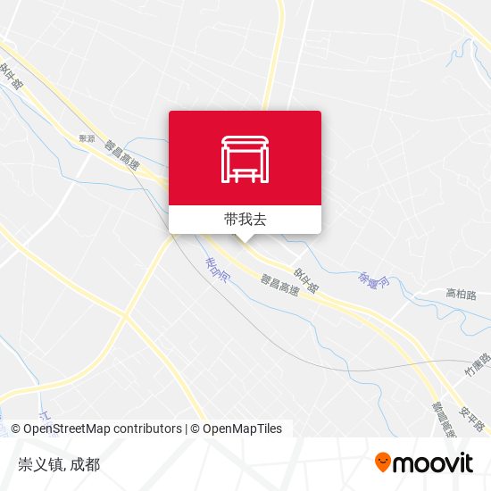 崇义镇地图