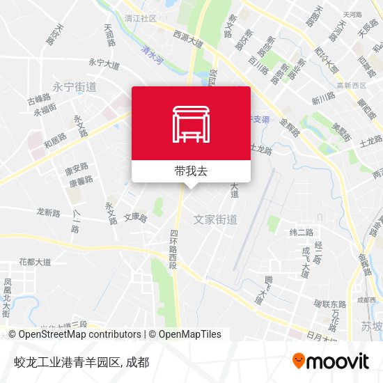 蛟龙工业港青羊园区地图