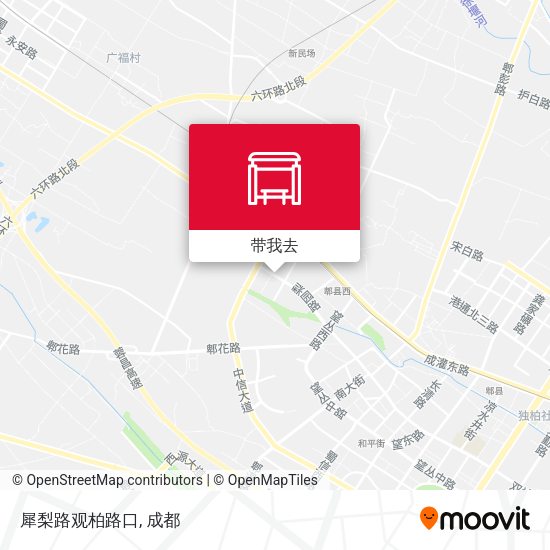 犀梨路观柏路口地图