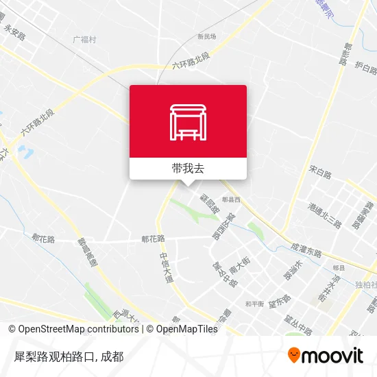 犀梨路观柏路口地图