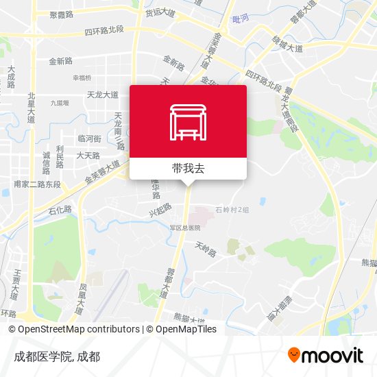 成都医学院地图