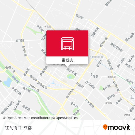 红瓦街口地图