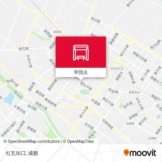 红瓦街口地图