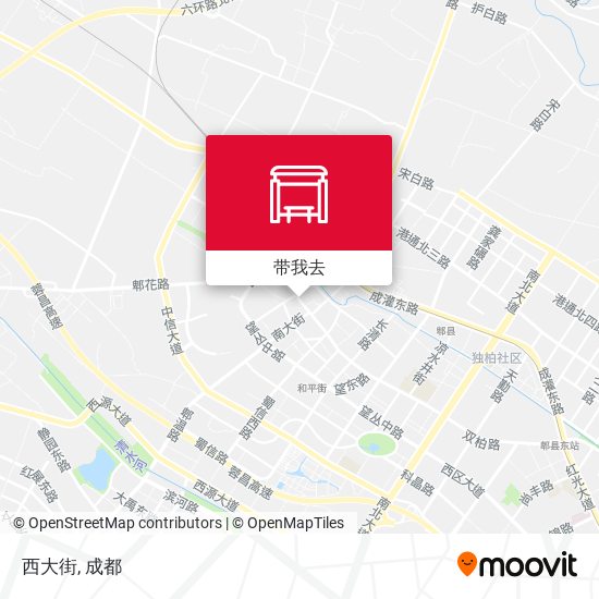 西大街地图