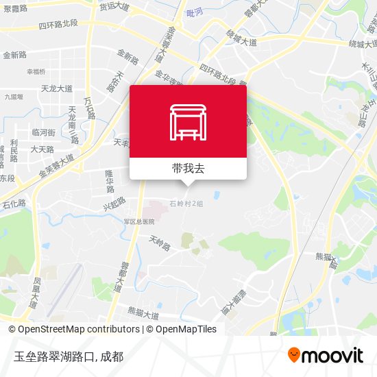 玉垒路翠湖路口地图